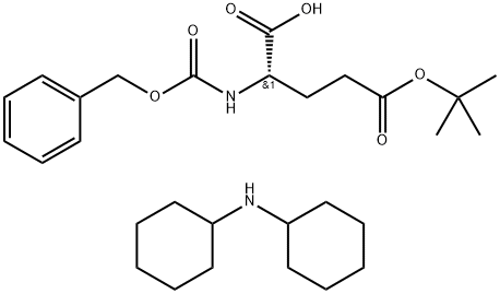 Z-GLU(OTBU)-OH DCHA Structural