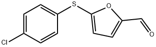 5-[(4-CHLOROPHENYL)SULFANYL]-2-FURALDEHYDE Structural