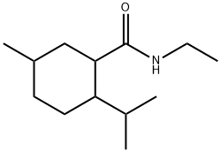 N-Ethyl-p-menthane-3-carboxamide Structural