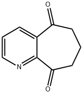 7,8-dihydro-5H-cyclohepta[b]pyridine-5,9(6H)-dione Structural