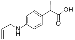 2-(4-((2-Propenyl)amino)phenyl)propionic acid Structural