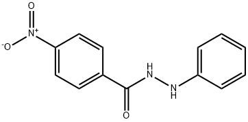 p-Nitrobenzoic acid 2-phenylhydrazide Structural