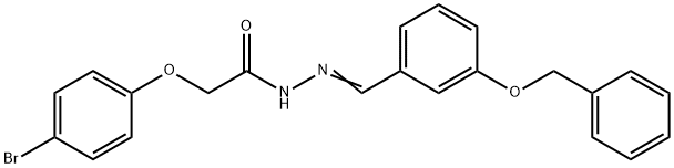 N'-[3-(benzyloxy)benzylidene]-2-(4-bromophenoxy)acetohydrazide