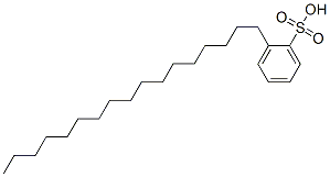 heptadecylbenzenesulphonic acid Structural