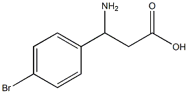 (RS)-beta-Amino-beta-(4-bromophenyl)propionic acid Structural