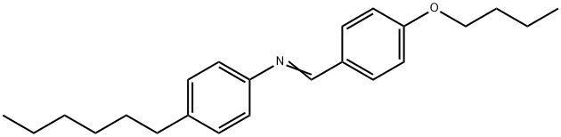 p-butoxybenzylidenep-hexylaniline Structural