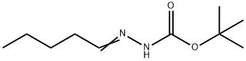Hydrazinecarboxylic acid, pentylidene-, 1,1-dimethylethyl ester (9CI) Structural