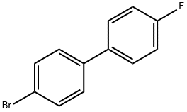 4-Bromo-4'-fluorobiphenyl Structural