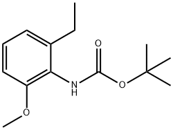 TERT-BUTYL 2-ETHYL-6-METHOXYPHENYLCARBAMATE Structural