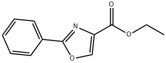 2-PHENYL-OXAZOLE-4-CARBOXYLIC ACID ETHYL ESTER Structural