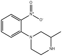 3-METHYL-1-(2-NITRO-PHENYL)-PIPERAZINE Structural