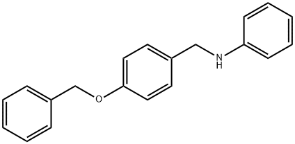 N-[4-(BENZYLOXY)BENZYL]-N-PHENYLAMINE Structural
