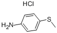 4-(METHYLMERCAPTO)ANILINE HYDROCHLORIDE Structural