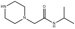 N-ISOPROPYL-1-PIPERAZINEACETAMIDE Structural