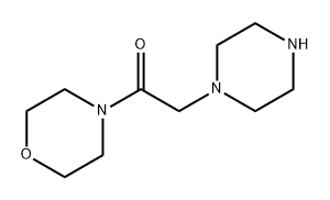 4-[2-(PIPERAZIN-1-YL)-ACETYL]-MORPHOLINE Structural