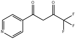 4,4,4-Trifluoro-1-(pyridine-4-yl)butane-1,3-dione Structural