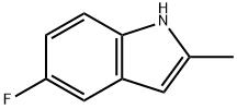 5-Fluoro-2-methylindole Structural