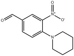 3-NITRO-4-PIPERIDINOBENZALDEHYDE Structural