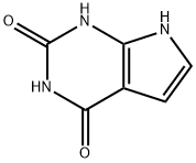 7H-Pyrrolo[2,3-d]pyrimidine-2,4-diol Structural