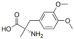 3-methoxy-O,alpha-dimethyl-L-tyrosine Structural