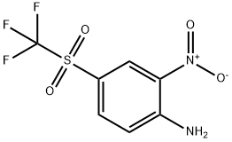 2-NITRO-4-(TRIFLUOROMETHYLSULFONYL)ANILINE Structural