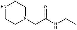 1-Piperazineacetamide,N-ethyl-(9CI) Structural