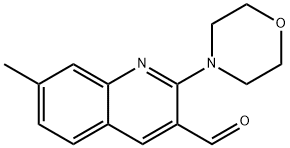 7-METHYL-2-MORPHOLIN-4-YL-QUINOLINE-3-CARBALDEHYDE