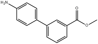 4'-AMINO-BIPHENYL-3-CARBOXYLIC ACID METHYL ESTER Structural