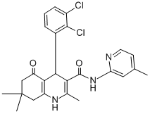 4-(2,3-dichlorophenyl)-2,7,7-trimethyl-N-(4-methyl-2-pyridinyl)-5-oxo-1,4,5,6,7,8-hexahydro-3-quinolinecarboxamide