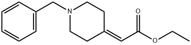 (1-BENZYLPIPERIDIN-4-YLIDENE)ACETIC ACID ETHYL ESTER Structural