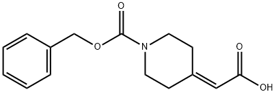 1-Cbz-Piperidin-4-ylidene-acetic acid