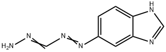 Diazenecarboxaldehyde, 1H-benzimidazol-5-yl-, hydrazone (9CI) Structural