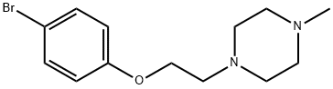 1-[2-(4-BROMOPHENOXY)ETHYL]-4-METHYLPIPERAZINE Structural