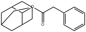 Phenylacetic acid, 2-adamantyl ester Structural