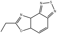 Oxazolo[4,5-e]-2,1,3-benzothiadiazole, 7-ethyl-5a,8a-dihydro- (9CI) Structural