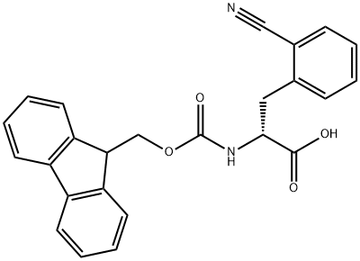 fmoc-D-2-cyanophenylalanine Structural