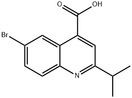 6-BROMO-2-ISOPROPYL-QUINOLINE-4-CARBOXYLIC ACID