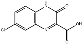 7-CHLORO-3-OXO-3,4-DIHYDROQUINOXALINE-2-CARBOXYLIC ACID Structural