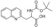 BOC-3-(2-QUINOLYL)-DL-ALA-OH Structural