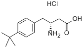 (R)-3-AMINO-4-(4-TERT-BUTYL-PHENYL)-BUTYRIC ACID HCL Structural