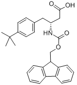 FMOC-(R)-3-AMINO-4-(4-TERT-BUTYL-PHENYL)-BUTYRIC ACID Structural