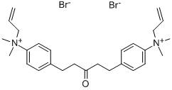 1,5-BIS(4-ALLYLDIMETHYL-AMMONIUMPHENYL)PENTAN-3-ONE DIBROMIDE Structural