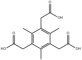 (3,5-BIS-CARBOXYMETHYL-2,4,6-TRIMETHYL-PHENYL)-ACETIC ACID Structural