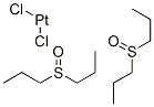 dichlorobis(di-n-propyl sulfoxide)platinum(II) Structural
