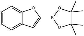 2-(BENZOFURAN-2-YL)-4,4,5,5-TETRAMETHYL-1,3,2-DIOXABOROLANE Structural