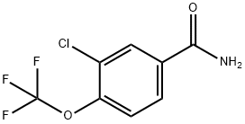 3-CHLORO-4-(TRIFLUOROMETHOXY)BENZAMIDE