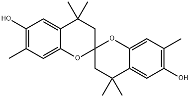 6,6'-DIHYDROXY-4,4,4',4',7,7'-HEXAMETHYL-2,2'-SPIROBICHROMAN, 2-PROPANOL ADDUCT Structural