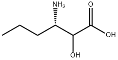 Hexanoic acid,3-amino-2-hydroxy-, (3S)- Structural