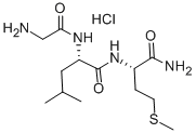 H-GLY-LEU-MET-NH2 HCL Structural