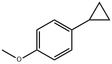 4-cyclopropylanisole Structural